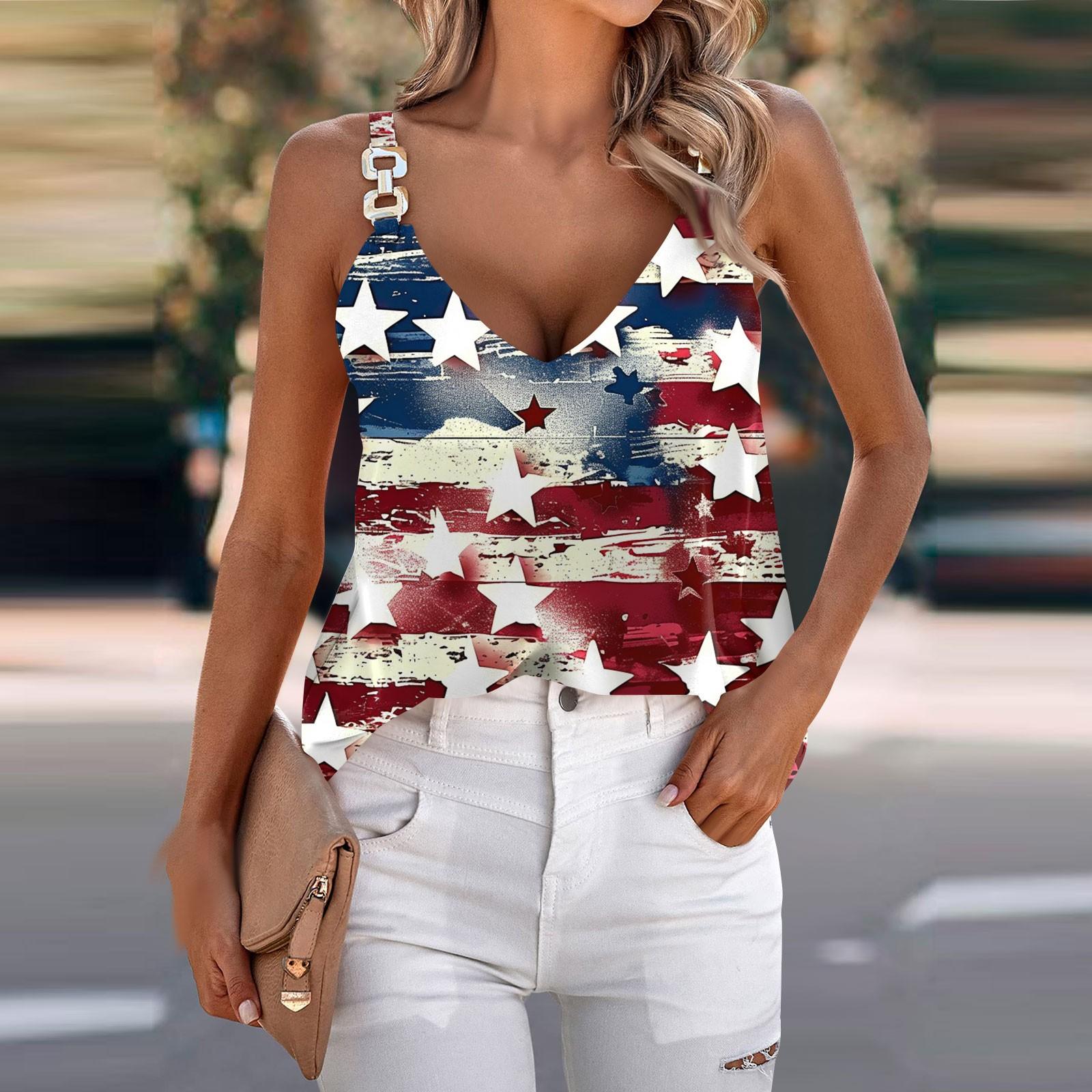 

Женские летние топы на бретелях, повседневные свободные топы без рукавов с V-образным вырезом и принтом XL винный