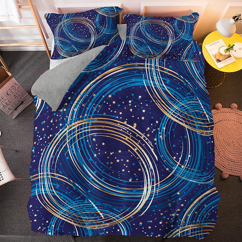 Nepravidelná Geometrie Král Královna Povlak na Peřinu Bohemský Styl Ložní Prádlo Sada Pro Děti Dospívající Dospělé Moderní Umění 2/3ks Polyesterový Povlak na Přikrývku