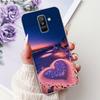 For Samsung Galaxy A6 Plus 2018 Phone Case On Samsung A6+ (2018) A6 A600F A605G Elegant Floral Cat Soft Silicone Clear TPU Cases