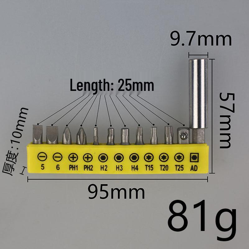 GeiBei 105° Bend Screwdriver Direction Changer with Hex Shank for Electric Drills