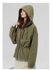 Winddichte Kapuzenjacke Wasserabweisend Langlebig Outdoor-Sportjacke