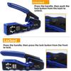 Stripping Function RJ45 Crimping Pliers Tool Wire Cutting Ethernet Crimping Tool  Household Use
