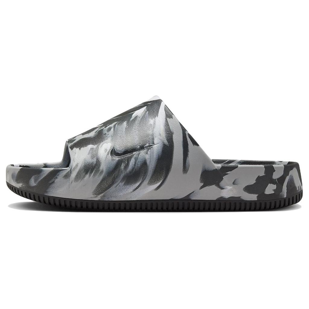 New Nike Calm Slide Marble Black Grey FV5637-001