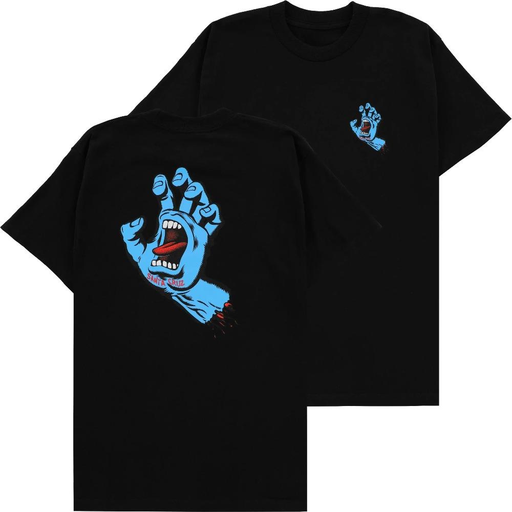 Skateboard Trendy Hip-hop Print T-shirt Men's Women's Cotton Short-sleeved Street Sports Leisure Loose Oversized Unisex Tees