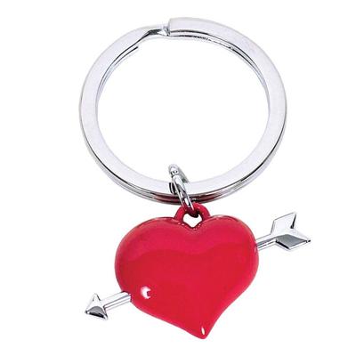 Gdesign Heart with Arrows Keyring (Red)