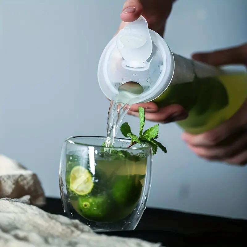 20/37/54oz Cold Water Pitcher Multipurpose Large Capacity Leakproof Pot Fruit Juice Milk Jug Portable Water Kettle for Camping