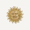 Ashtadhatu Mix Brass Made Wall Hanging Sun Idol, Surya Narayan Idol - 26 Cm