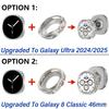 Metal Case Accessories for Samsung Galaxy Watch 8 40/44MM Protective Cover For Galaxy Watch 8 Upgrade To Ultra 47mm Hard Frame