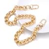 Metal Aluminum Bag Chains Gold Silver Color 40/60/80/100cm Replacement Bags Strap Extended Link Chain Garment Accessories