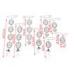 Wedding Bouquet Photo Charm Diy Pin Brooch Lacy Frame Charm Oval Picture Frame