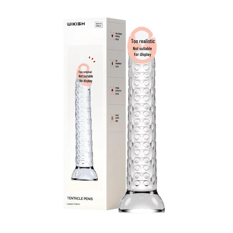 Deba Transparent Tentacle Crystal Anal Plug - Female Masturbator Adult Toy