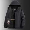 Men's High-End Windproof Fleece Jacket - Autumn/Winter Casual Outdoor Workwear