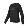 Fashion Casual Comfortable Pullover Sweatshirt Women Sweatshirt Deep-Black A11W511204FBK