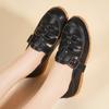 Damensandalen Sommer-Essentials Mary Jane Strand-Flats Bequeme weiche Gehsandalen Römische Sandalen für Mädchen Übergröße