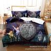 3D Digital Printing Bedding Four-Piece Set Three-Piece Set Chinchilla Bed Sheet Quilt Pillow