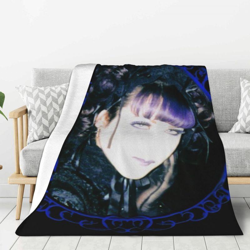 Custom Malice Mizer Mana Sama Moi Meme Moitie Blanket Warm Fleece Soft Flannel Throw Blankets for Bed Sofa Car Spring Autumn