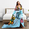 Yellow Duck Winter Soft Warm Blanket  Kids Plush Throw Blanket Fluffy Couch Bed Flannel Bedspread Sofa Bed Cover