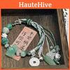 Exquisite New Chinese Style Green Beaded Pendant Bracelet For Women With Unique Design