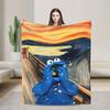 Sesames Streets Cartoon Blanket Warm Soft Fashion Plush Throw Blanket For Living Room Camping Flannel Bedspread Bed Cover