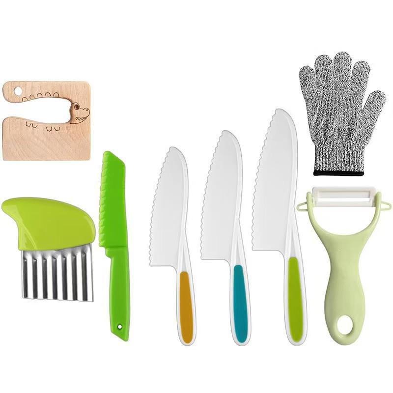 Children's Toy Knife Set for Early Education - Safe Cutting Tools for Kindergarten and Vegetable Play