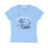 Ganni Women S Mermaid FuTure Logo Baby FiT T ShirT A1050239 326