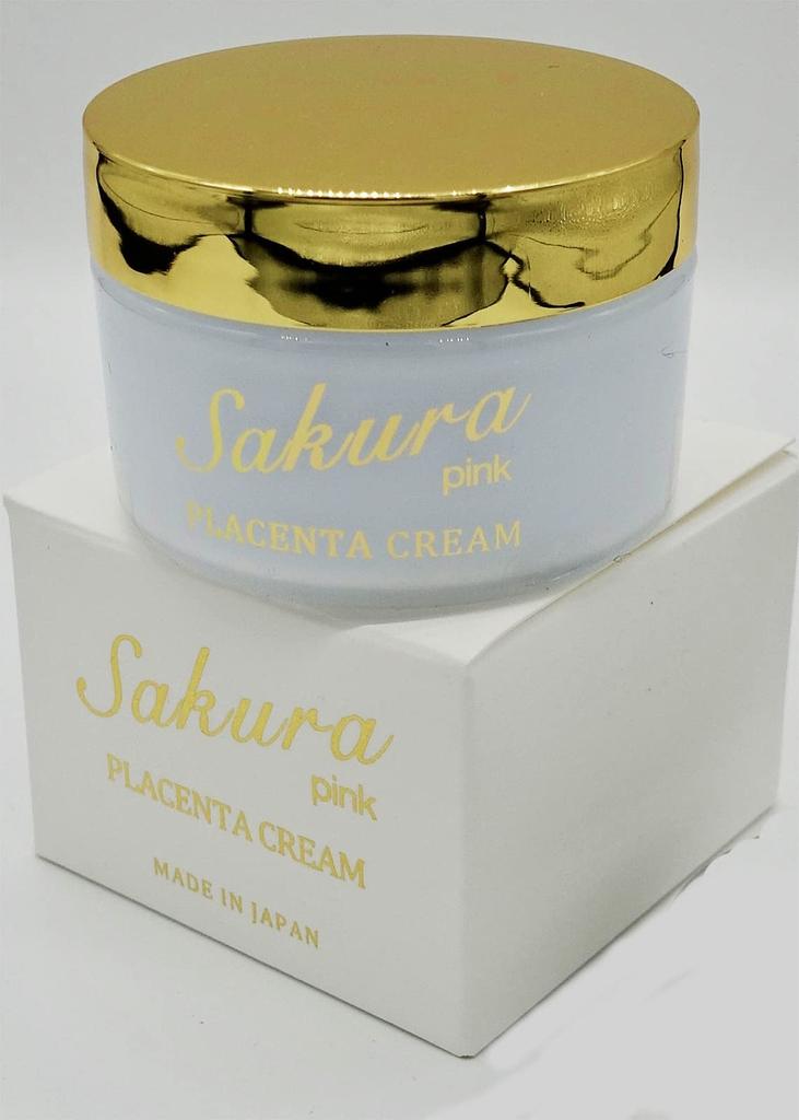 Sakura Pink Placenta Cream moisturizing cream Tokachi Placenta - Beauty, wrinkle, sagging, -