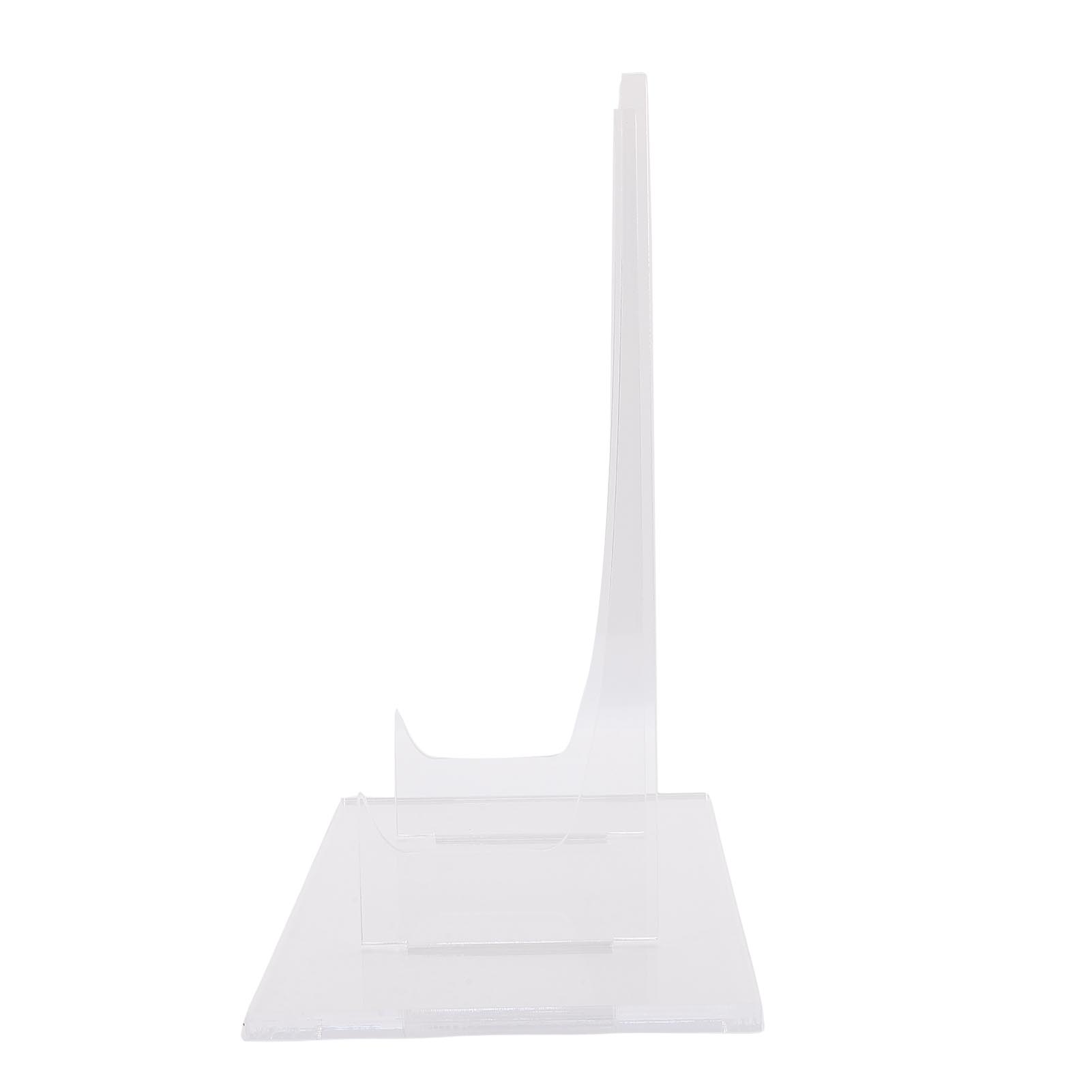 

Акриловый держатель для тарелок Прозрачная подставка для демонстрации тарелок для книги Декоративная табличка Фото Блюдо Настольное искусство