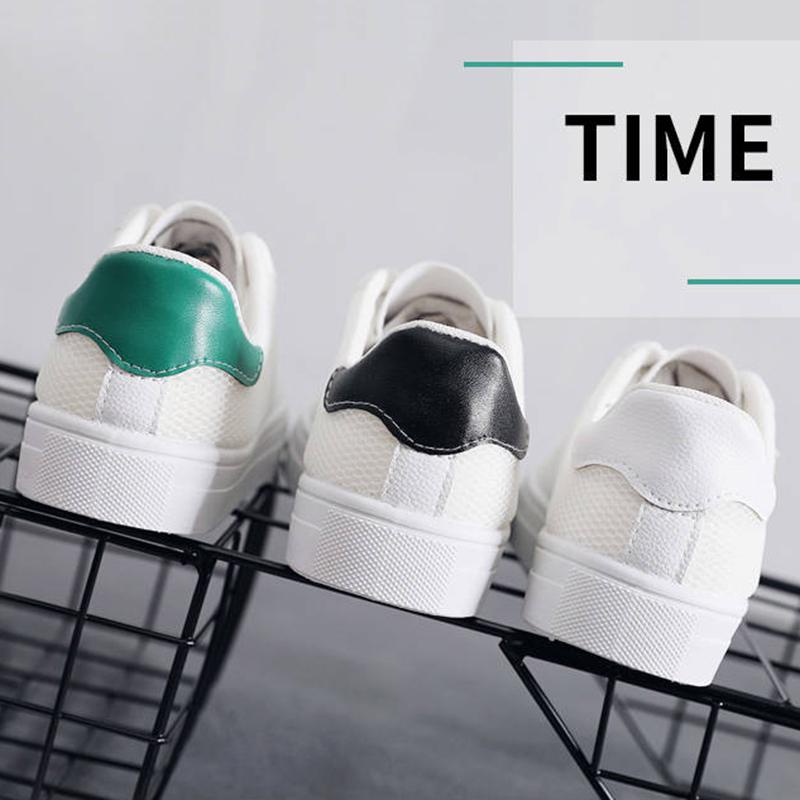 Cheap IRGZYR PU Leather White Shoes Breathable Board Shoes Casual Shoes