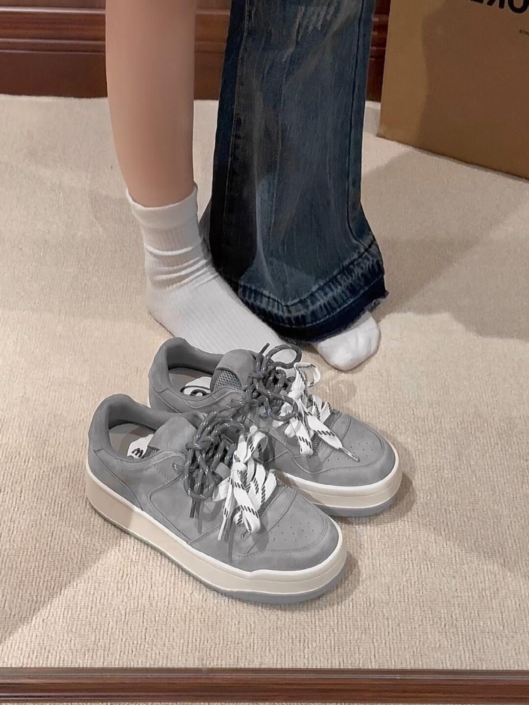 

Обувь Dexun спортивная обувь весна 2025 новая платформа нишевая повседневная универсальная обувь для скейтборда женская 38