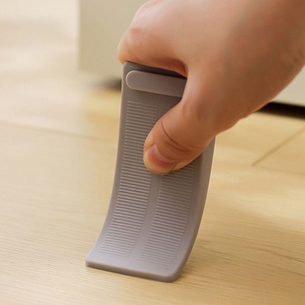 2Pcs PVC Mute Door Stopper Anti-collision Door Rear Retainer New Impact Stopper Home Offices