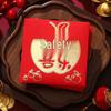 Guan Zhuo Jia Auspicious Square Gold Foil Red Envelopes