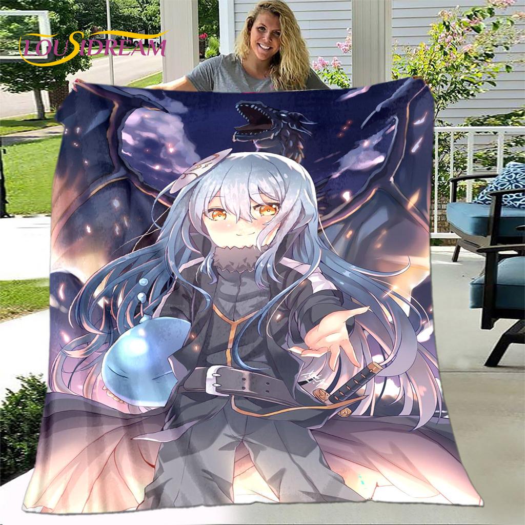 I Got Reincarnated As A Slime Anime Soft Plush Blanket,Flannel Blanket Throw Blanket for Living Room Bedroom Sofa Picnic Cover
