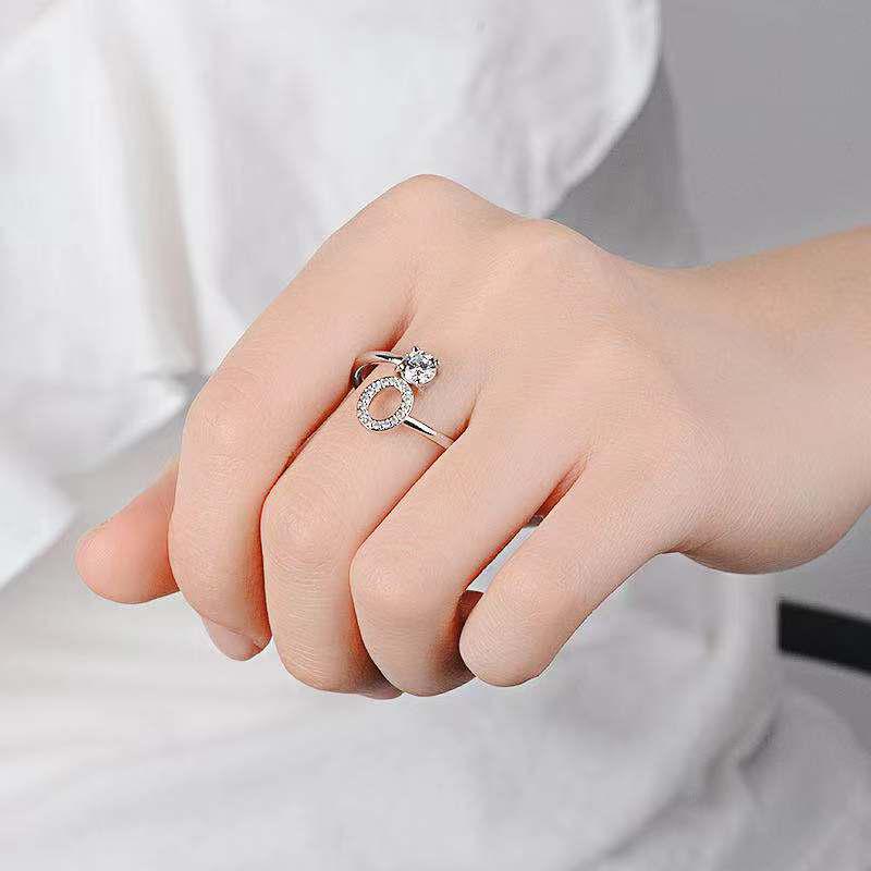 Adjustable Alphabet Rings: Trendy Japanese & Korean Student Accessories