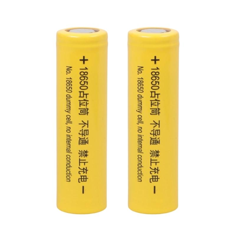 18650 Battery Eliminators Connectors 0V NonConductive Placeholders For LED Lights Fan Speakers Power Supply