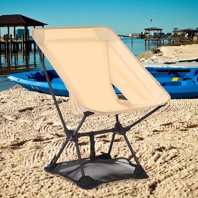 Anti-Kollaps-Matte ohne Stuhl, zusammenklappbar, für Rucksackreisen, Picknicks, leicht, verhindert das Einsinken am Strand, für Camping, Klappstuhl