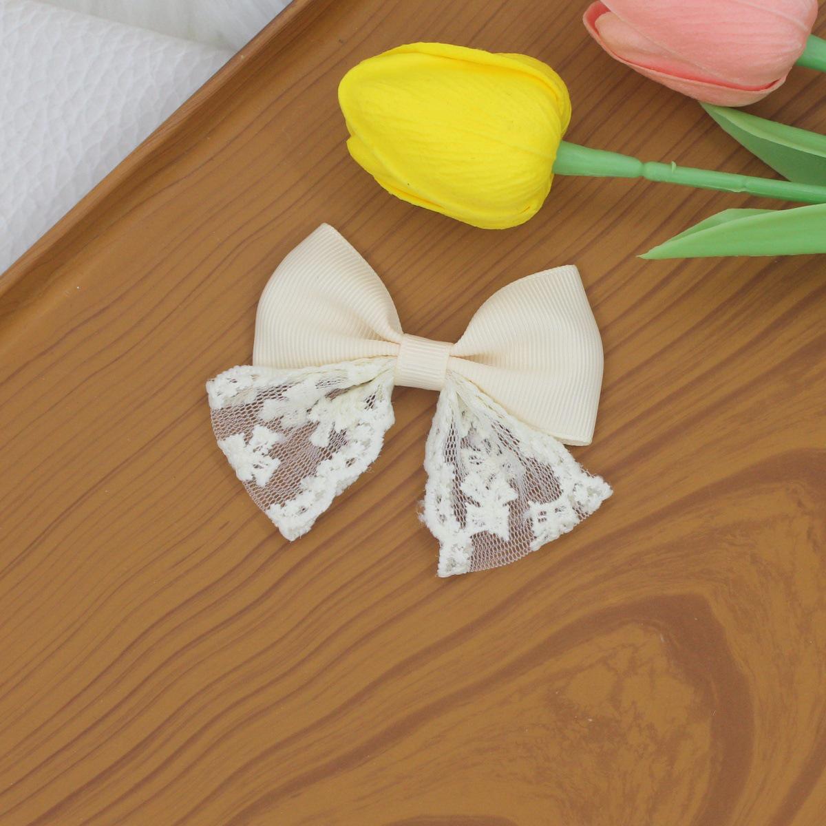 Lace Bow Hair Clip for Girls - Cute and Versatile Princess Hair Accessory