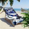 The Blues Print Beach Towel, Large Soft Quick Dry Towel for Beach Camping Swimming