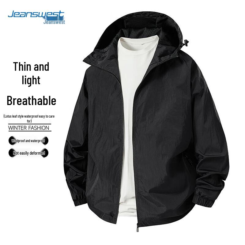Jeanswest Men's Hooded Casual Jacket