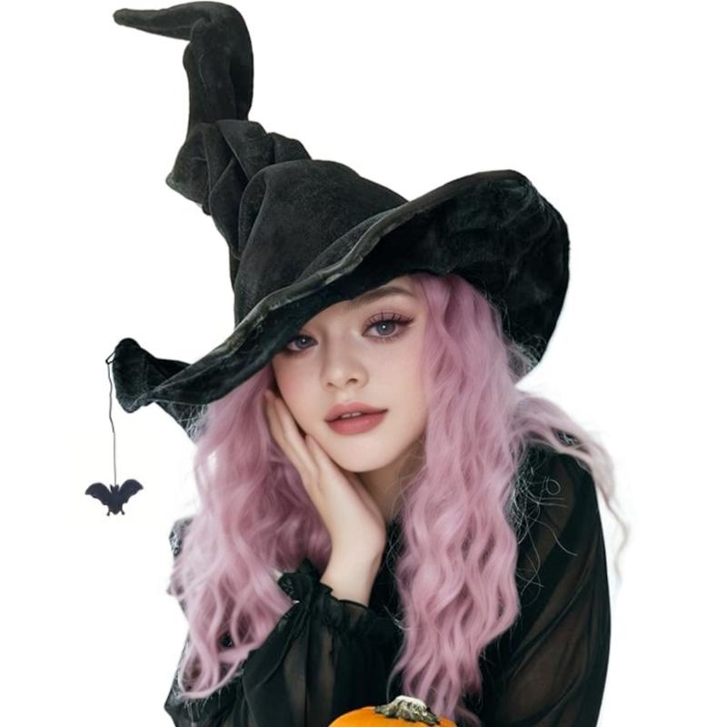 Wizard Hat Decoration Bat Hanging Ornament Versatiles Daily Embellishment for Themed Parties and Event