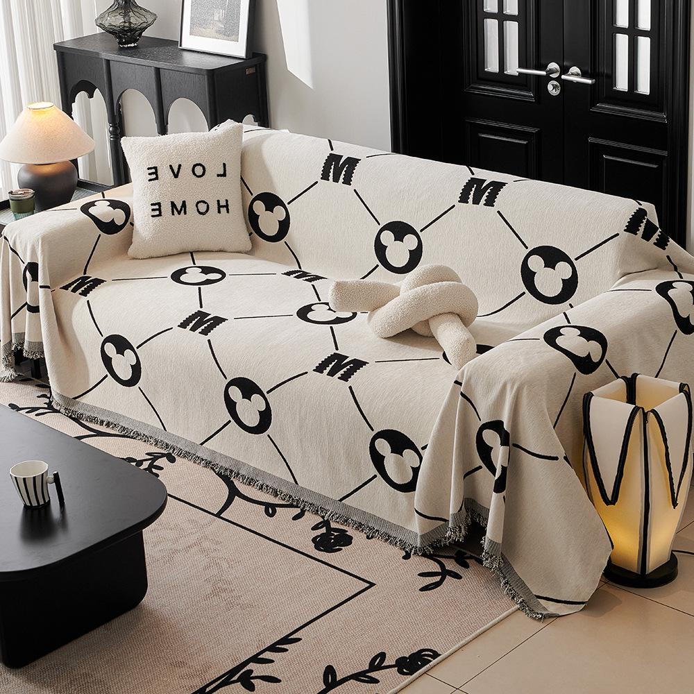 

Шенилл Высококлассный Универсальный Чехол на Диван - Полное Покрытие, Защита от Царапин, Всесезонный Защитник Подушек 130x180