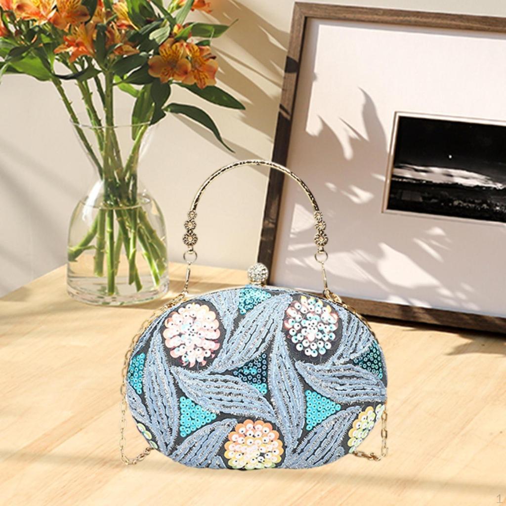 Handbag for Women Chinese Satchel Shoulder Bag Light Banquet