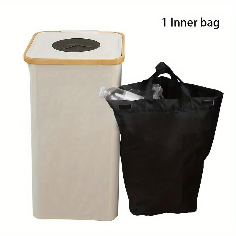 Oppbevaringskurv med lokk Resirkulerbar flaske Oppbevaringskurv Sammenleggbar spillvannsflaskeorganisering Avtakbar håndveskeorganisering