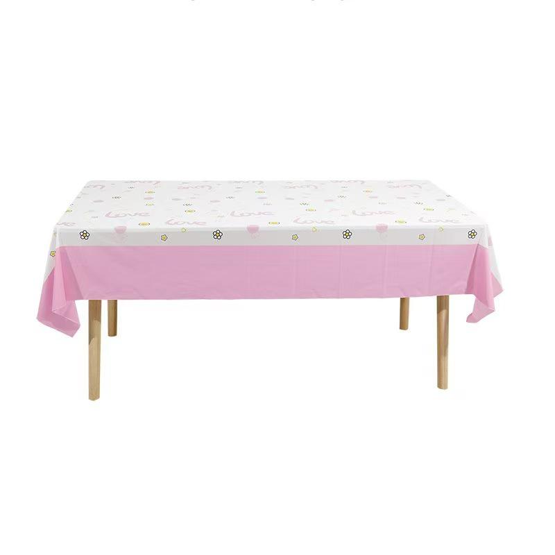 Halloween & Christmas Theme PEVA Tablecloth - Disposable Party Decor