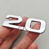 3D Metal Car Sticker Logo 1.5 1.8 2.0 2.2 2.4 2.5 2.8 3.0 T Rear Trunk Badge for Toyota Hyundai Nissan Mazda Honda Accessories DD5