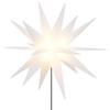 VidaXL Christmas Light with Foldable LED Stake, Christmas Star Lighting, Indoor Luminous Christmas Decoration 356191