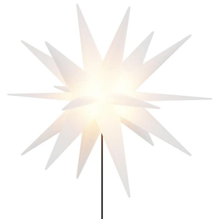 VidaXL Christmas Light with Foldable LED Stake, Christmas Star Lighting, Indoor Luminous Christmas Decoration 356191