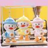 Fluffy Plush Duck Keychain Cute Bag Accessory Soft Yellow Duck Doll