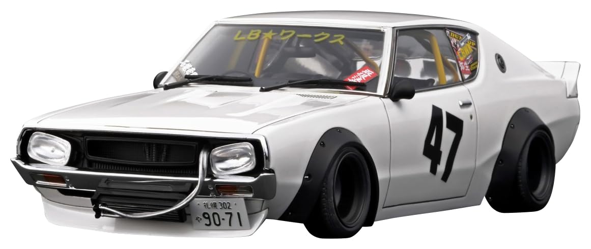 

Модель зажигания Kenmeri 2Dr Белый готовый продукт 1/18 LB-WORKS