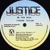 12inch Record TYRONE TAYLOR  Be For Real JUDIS012 Justice US Reggae Ska  Dub Used