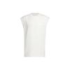 adidas Tank Tops Men's White Crew Neck Moderate Straight Fit IM4219